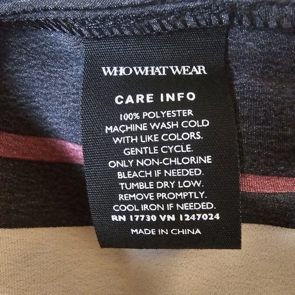 Who What Where Longline Multi Color Shirt Career Dress Size XS - Picture 12 of 12